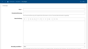 Vorschau von Formular