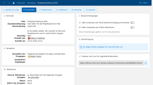 Vorschau von Formulardetails